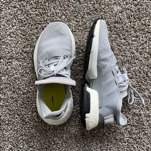 adidas grey eqt tennis shoes